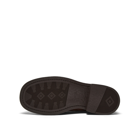 真美诗2025年冬季新款时髦英伦感牛皮革布洛克马丁靴6981ADD5