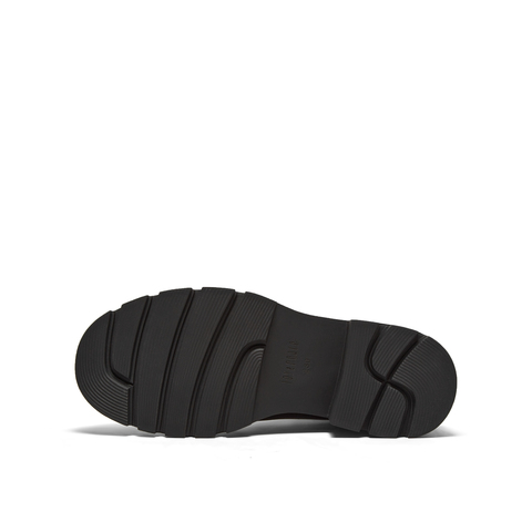 真美诗2025年冬季新款复古知性时髦百搭纯色弹力靴1783ADZ5