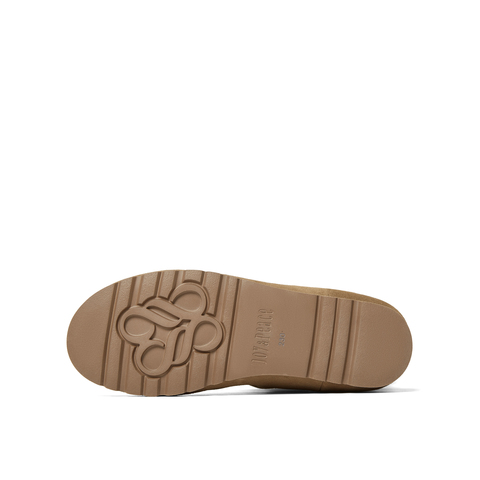 真美诗2025年冬季新款穿绳设计潇洒恣意牛剖层革西部靴YTV03DG5