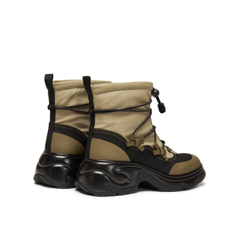 真美诗2025年冬季新款帅气个性小蝴蝶点缀甜酷工装靴Y1O14DD5