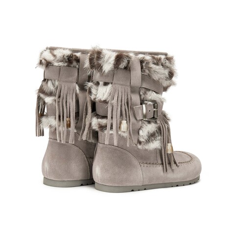 真美诗2025年冬季新款时髦波西风吊坠毛毛雪地靴Y1Y04DS5