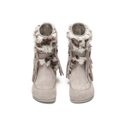 真美诗2025年冬季新款时髦波西风吊坠毛毛雪地靴Y1Y04DS5