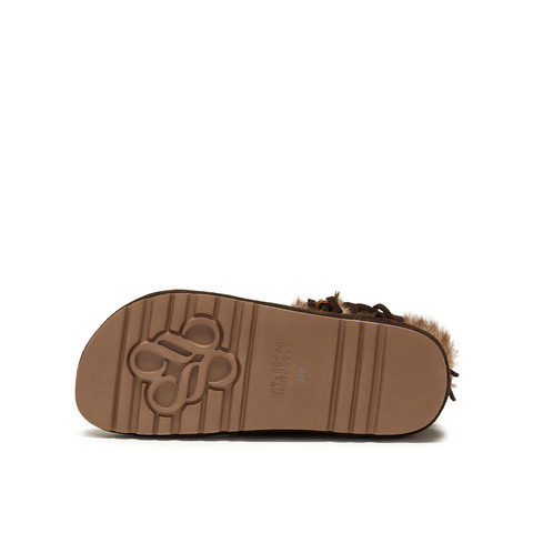 真美诗2025年冬季新款时髦波西风吊坠毛毛雪地靴Y1Y04DS5