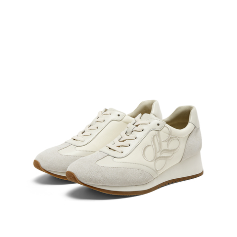 真美诗2026年春季新款百搭简约舒适增高坡跟德训鞋YA402AM6