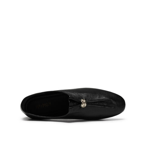 真美诗2026年春季新款老钱风舒适柔软羊皮革奶奶鞋单鞋女ZB293AA6