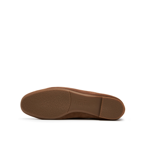 真美诗2026年春季新款老钱风舒适柔软羊皮革奶奶鞋单鞋女ZB293AA6