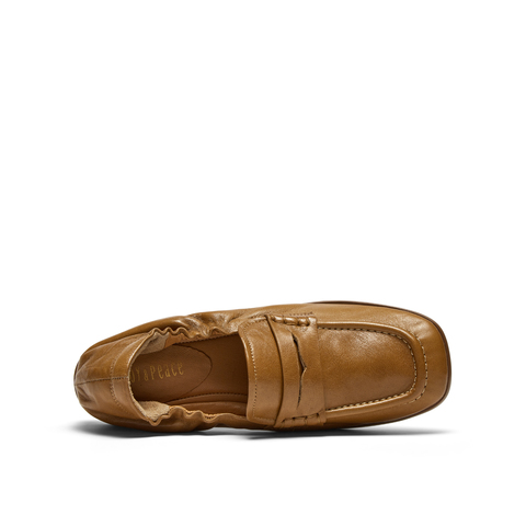 真美诗2026年春季新款商务通勤细腻柔软优质小羊皮乐福鞋R2001AA6