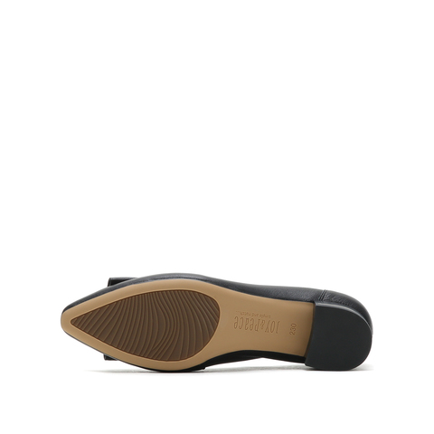 真美诗2026春季新款商场同款粗跟饰扣浅口单鞋10883AQ6