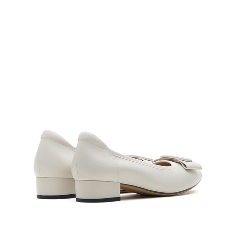 真美诗2026春季新款商场同款粗跟饰扣浅口单鞋10883AQ6