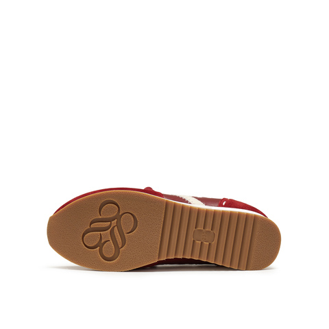 真美诗2026年春季新款双蝴蝶结点缀马年限定坡跟德训鞋YA401AA6