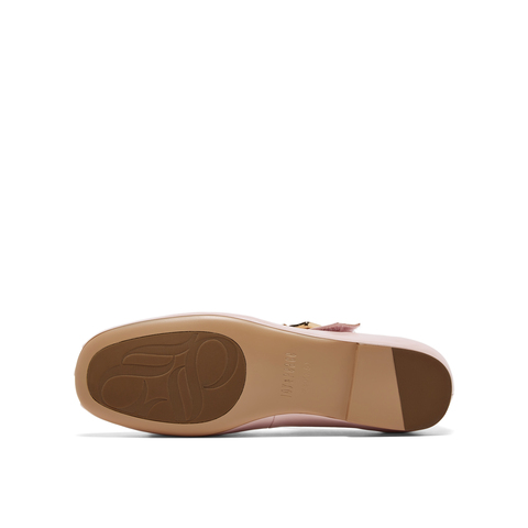 真美诗2026年春季新款复古法式交叉细带羊皮革玛丽珍女鞋8TZ33AQ6