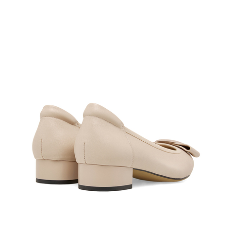 真美诗2026春季新款商场同款粗跟饰扣浅口单鞋10883AQ6