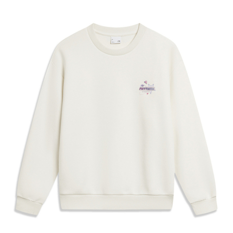 LI-NING李宁2024女子针织无帽套头衫AWDU038-1