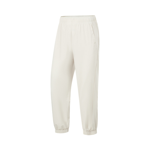 LI-NING李宁2024女子运动长裤梭织长裤AYKU478-2