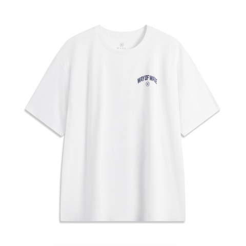 LI-NING李宁2024男子短袖文化衫无领短TAHSU169-2