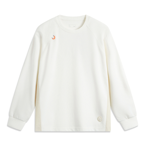 LI-NING李宁2024女子套头无帽卫衣针织无帽套头衫AWDU840-2