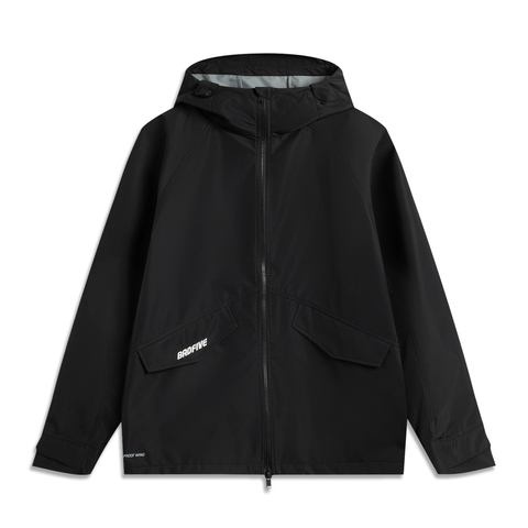 LI-NING李宁2024男子运动风衣梭织连帽外套AFDUA75-1