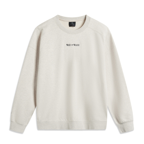 LI-NING李宁2024男子套头无帽卫衣针织无帽卫衣AWDV049-2