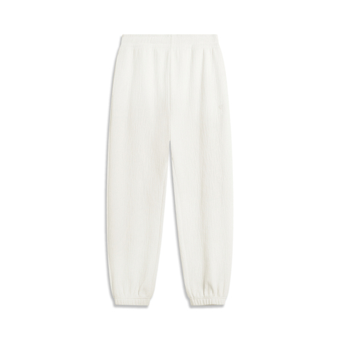 LI-NING李宁2024女子卫裤针织长裤AKLU324-4