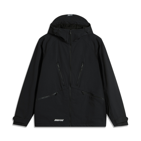 LI-NING李宁2024男子运动风衣梭织连帽外套AFDU505-1