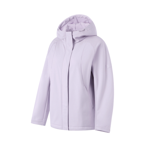 LI-NING李宁2024女子运动风衣梭织连帽外套AFDU562-7