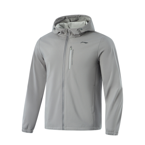 LI-NING李宁2024男子运动风衣梭织连帽外套AFDU861-4