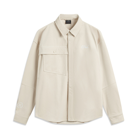 LI-NING李宁2024男子针织休闲服针织无帽外套AFDU223-6