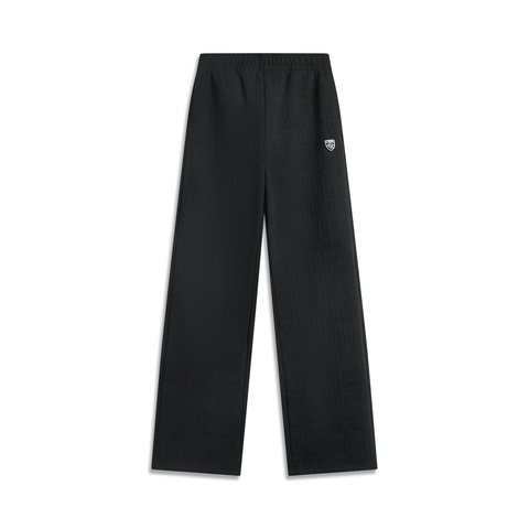 LI-NING李宁2025女子卫裤针织长裤AKLV064-2