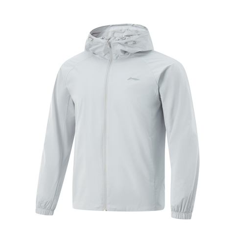 LI-NING李宁2025男子运动风衣梭织连帽外套AFDV081-9