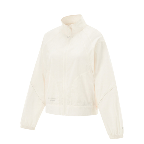 LI-NING李宁2025女子运动风衣梭织连帽外套AFDV270-1