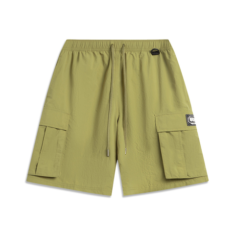 LI-NING李宁2025男子运动短裤梭织短裤AKSV031-3