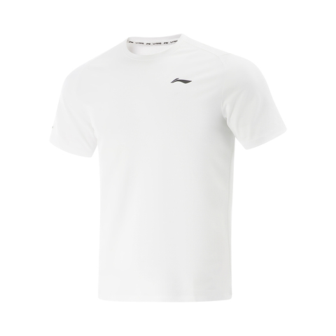 LI-NING李宁2025男子短袖T恤针织无领短TATSV113-8