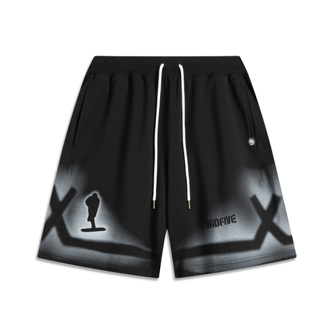 LI-NING李宁2025男子短卫裤针织短裤AKSV039-5