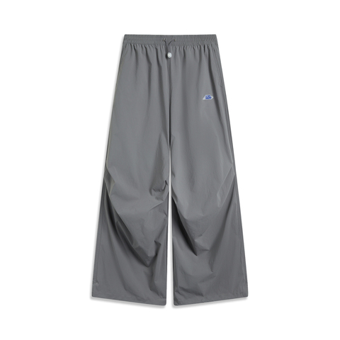 LI-NING李宁2025女子休闲长裤梭织长裤AKXV300-2