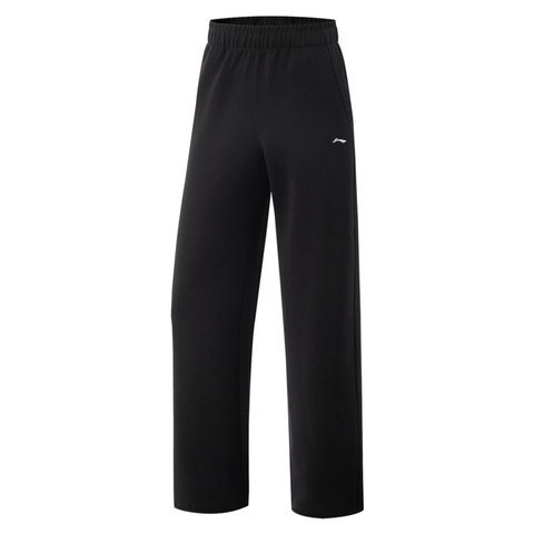 LI-NING李宁2025女子卫裤针织长裤AKLV336-4