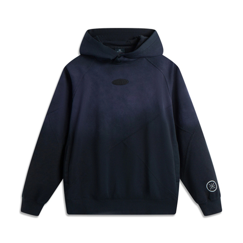 LI-NING李宁2025男子套头连帽卫衣针织连帽卫衣AWDV255-1