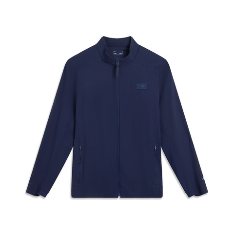 LI-NING李宁2025男子针织运动上衣针织无帽卫衣AWYV017-4