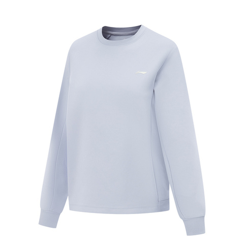 LI-NING李宁2025女子针织无帽上衣针织无帽卫衣AWDVA70-3