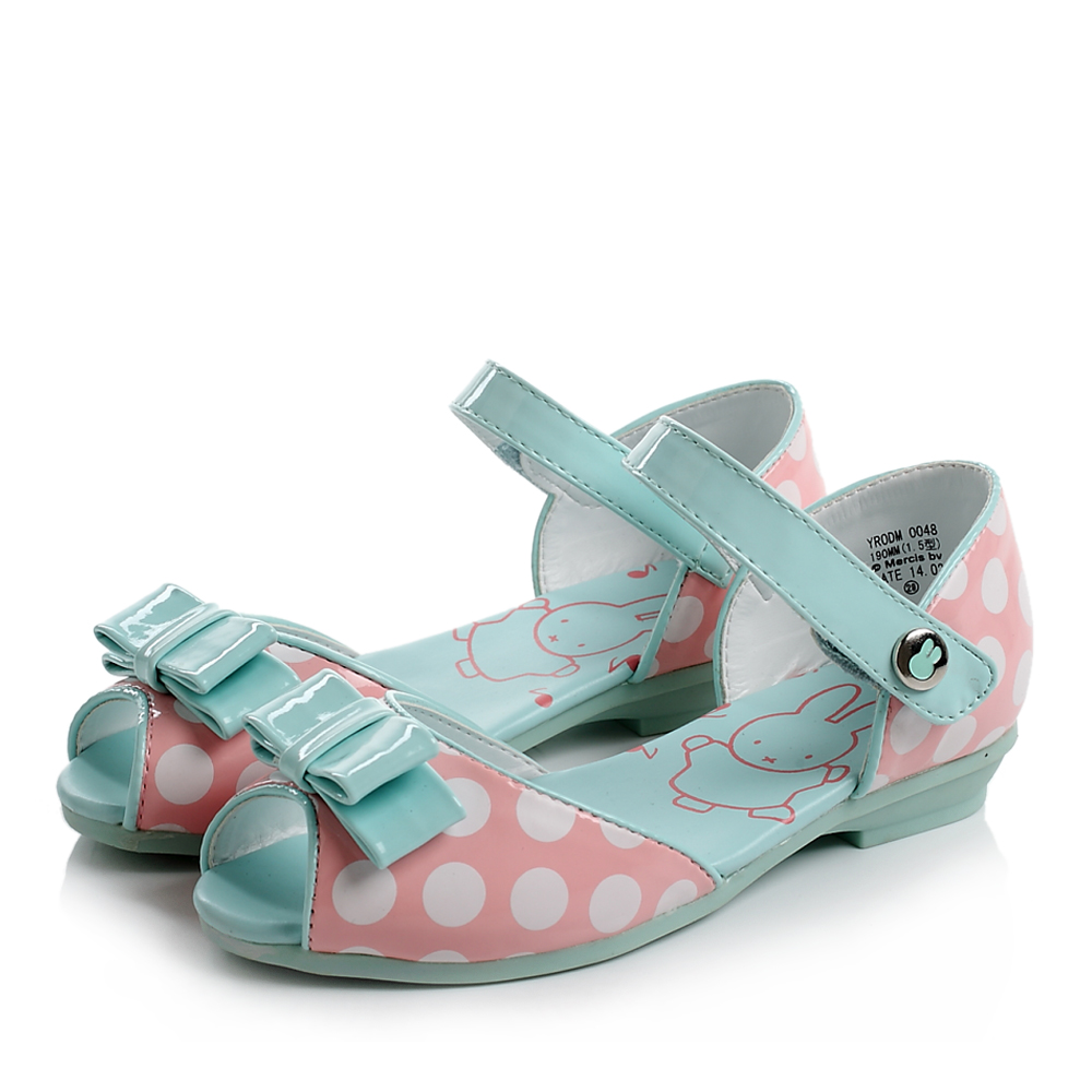 miffy/米菲2014夏季pu女小童凉鞋时尚凉鞋dm0048