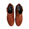 millie's/妙丽冬季专柜同款红棕色羊皮女皮靴LQE58DD6
