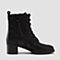 millie's/妙丽冬季专柜同款牛皮时尚马丁靴方跟女短靴LX542DD8