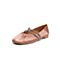 15mins奶奶鞋女2021春新款商场同款复古褶皱平底女单鞋UI212AQ1