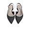 15mins时尚正装凉鞋女2021春新商场同款尖头织物凉鞋UBQQ7AK1
