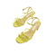 15mins2021夏新商场同款典雅风范一字带凉鞋UEF53BL1
