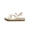 15mins2021夏季新款商场同款简约摩登厚底女凉鞋UP202BL1