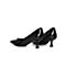 15mins气质小猫跟女2021秋新商场同款尖头浅口单鞋US106CQ1
