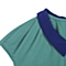 MOUSSY 专柜同款 女款绿色翻领底摆缩口短袖T恤0106SA30-2670