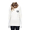 MOUSSY 专柜同款 女款乳白色贴线设计长袖T恤0106SQ90-1020