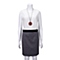 MOUSSY 专柜同款 女款灰白拼色无袖连衣裙0106AT80-6190