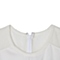 MOUSSY 专柜同款 女款白色网面拼接连衣裙0106SY30-0790